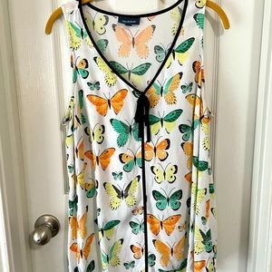 ModCloth Cafe At Soleil butterfly print top